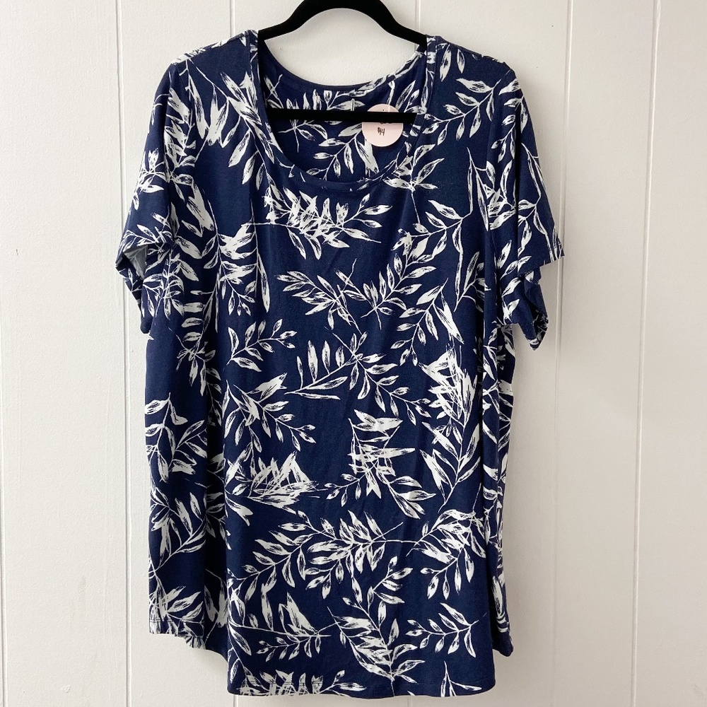 plant patterned top